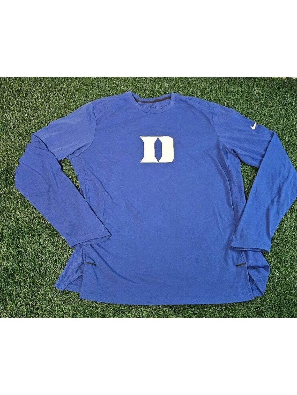 Nike Duke Blue Devils Long Sleeve Athletic Shirt Size Medium